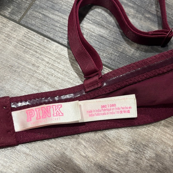 PINK Victoria's Secret Black, Burgundy, and Blue Bras - Picture 3 of 5